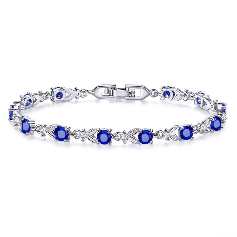 Kerastase Mori Girl Zircon Bracelet with Austrian Crystal, Gold-Plated Jewelry
