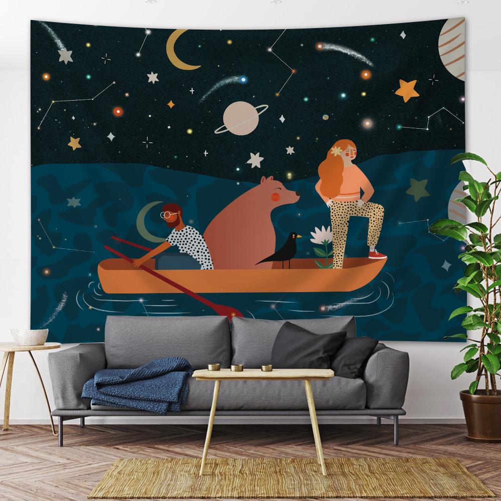 Животное украшение дома художественный гобелен Богемия Таро настенное украшение — фото 5