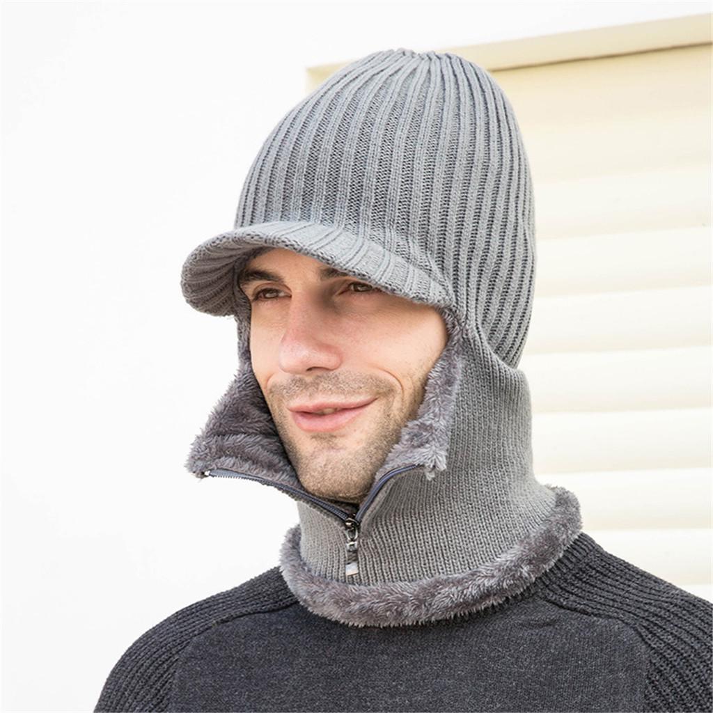 Men Women Winter Trendy Warm Oversized Chunky Baggy Stretchy Slouchy Skully Hat