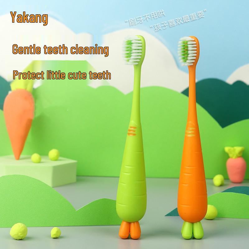 Niedliche Cartoon-Zahnbürste für Kinder mit weichen Borsten für Alter 2-12 - Einzeln verpackt für die Mundpflege