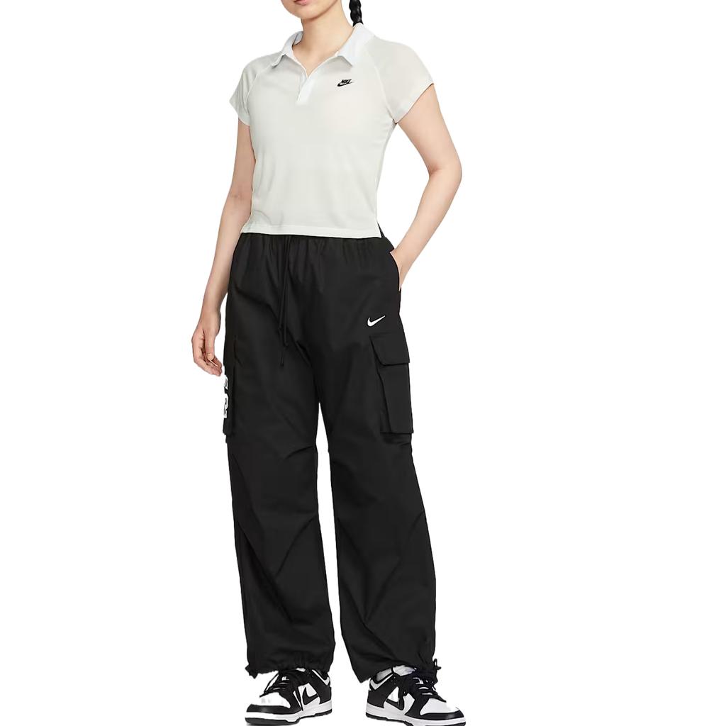Nike Polo Shirts Women's White Polo Collar Moderate Straight Fit IH8503-133