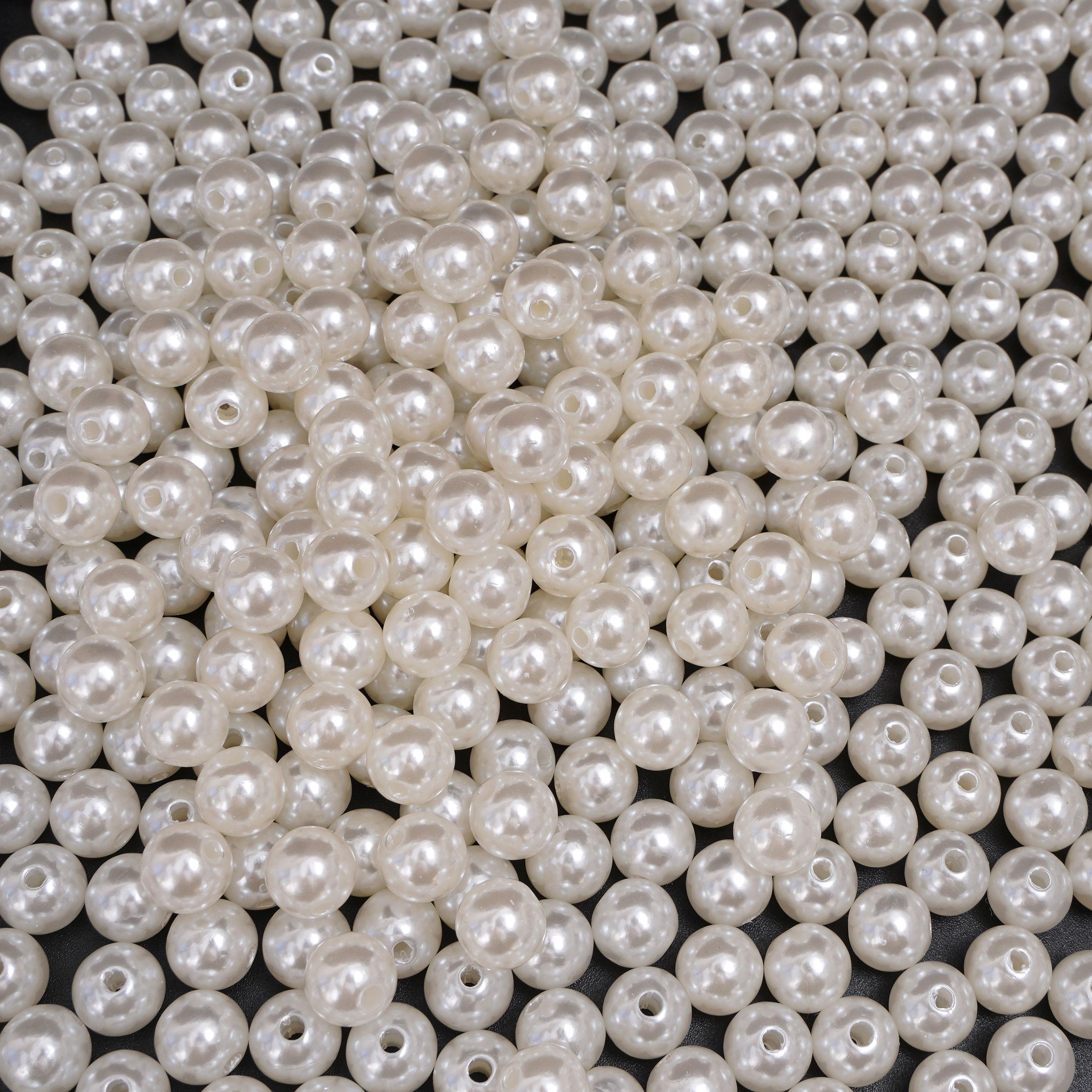 

Высокоглянцевый АБС Жемчуг Водяная Мельница Круглый Прямое Отверстие Рассыпные Бусины DIY Браслет Ожерелье Изготовление Ювелирных Изделий Шитье Рукоделие Декор 10mm 100pcs бежевый
