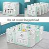 Folding Children's Playpen: Indoor Playground & Baby Crawling Mat with Safety Walker Guardrail