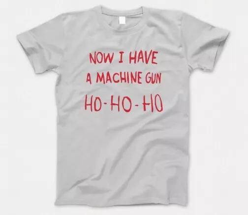 

Now I Have A Machine Gun T Shirt 975 Ho Ho Die Hard Movie Santa Funny Christmas 2XL