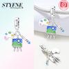 Charms Plataoriginalesfootball Baseball Beads For Charms Copper Bracelet Beads Jewellery Making Women'S Gift