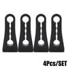 4Pcs Universal Door Lock Damper Buffer Deadener Seal Shock-Absorbing Damping Protector Car Sound Damper Door Lock Buffer