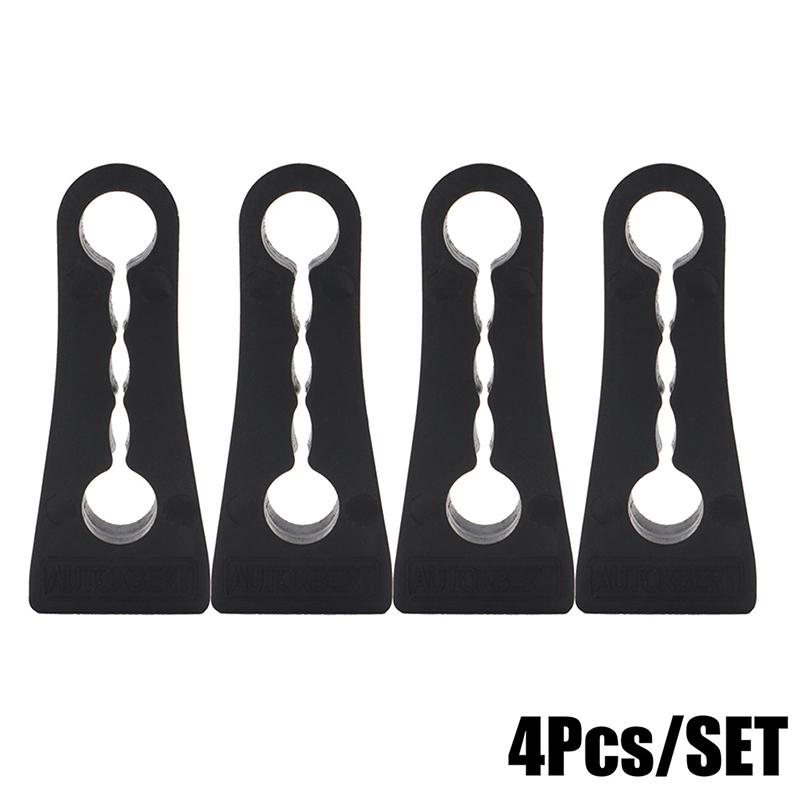 4Pcs Universal Door Lock Damper Buffer Deadener Seal Shock-Absorbing Damping Protector Car Sound Damper Door Lock Buffer