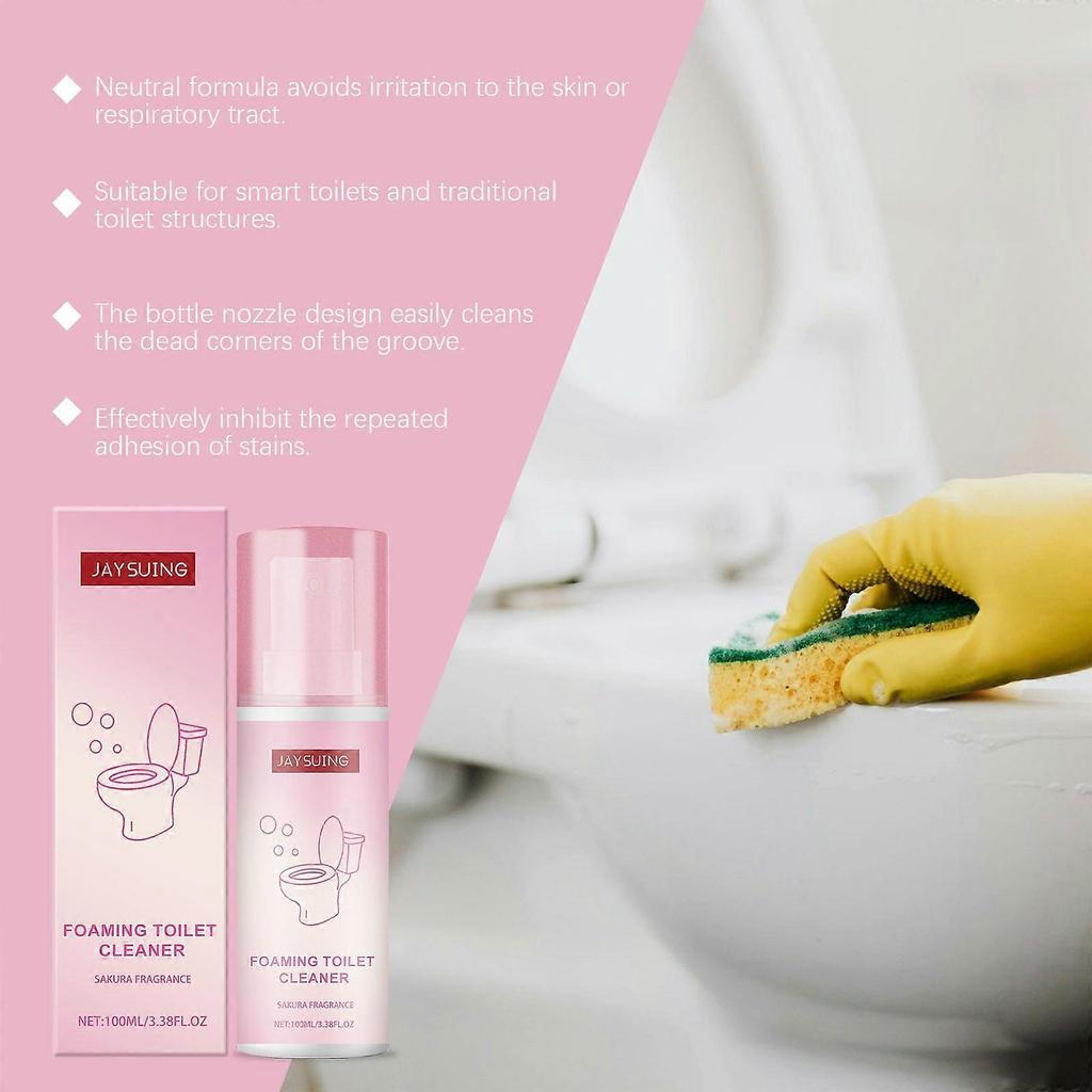 Jaysuing Toilet Cleaner Toilet Cleaning Odor Descaling Household Toilet Cleaner Aromatic Cleaner