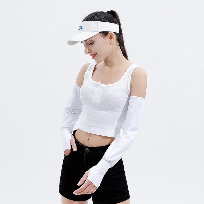 Women's Ice Silk Sun Protection Sleeves for Outdoor Activities - Quick-Drying & Breathable