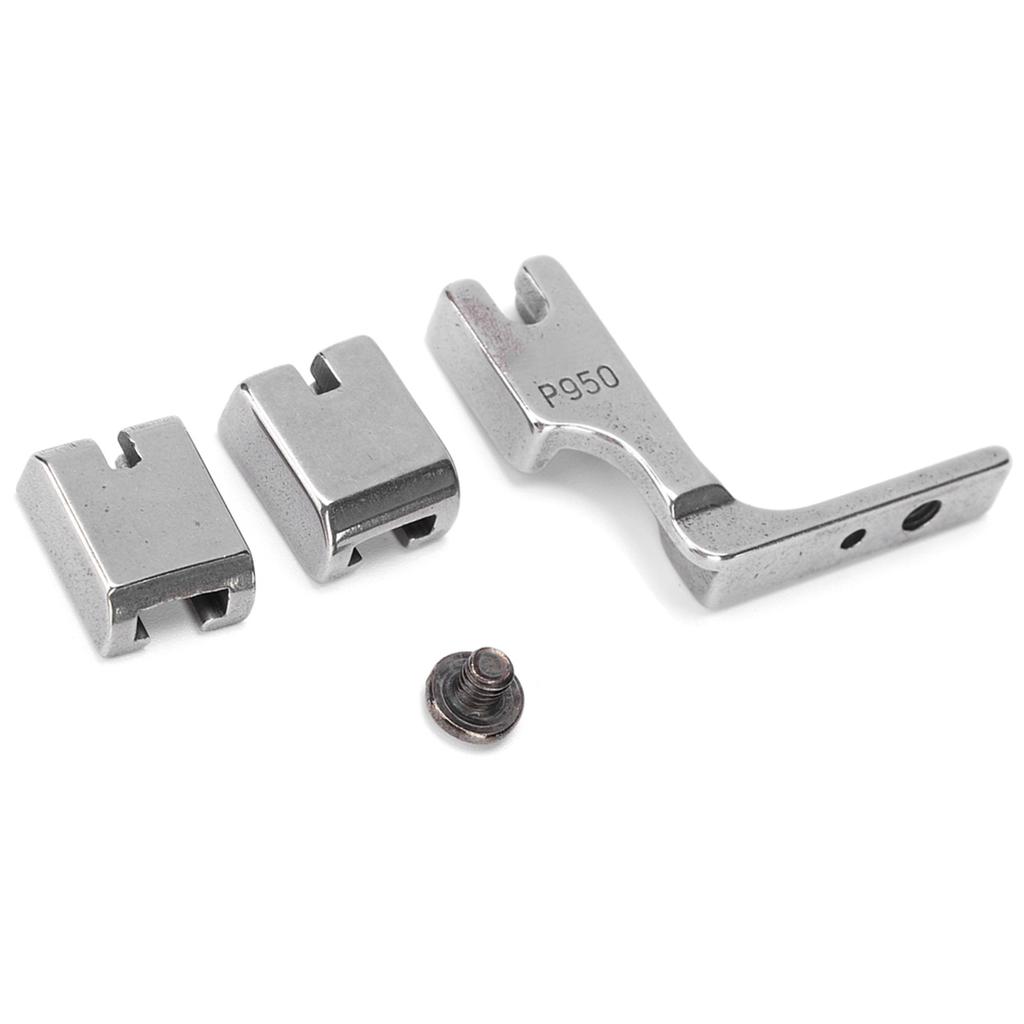2 Set Gathering Foot P950 Industrial Sewing Machine All Metal Presser Foot Accessory