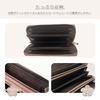 K-PARTS Bebe Dayan [Wallpaper] Round Zipper Long Wallet for Women and Girls, Featuring Bebe Dayan Cat Design, Cute Cat Accessories, Gift, Wachifield