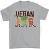 Vegan Shaped Unisexs Cotton TShirt