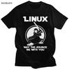 Funny Linux Tshirt Men May The Source Be With You Tshirt Programmer Computer Developer Geek Nerd Shirt Short Sleeve Cotton Tee