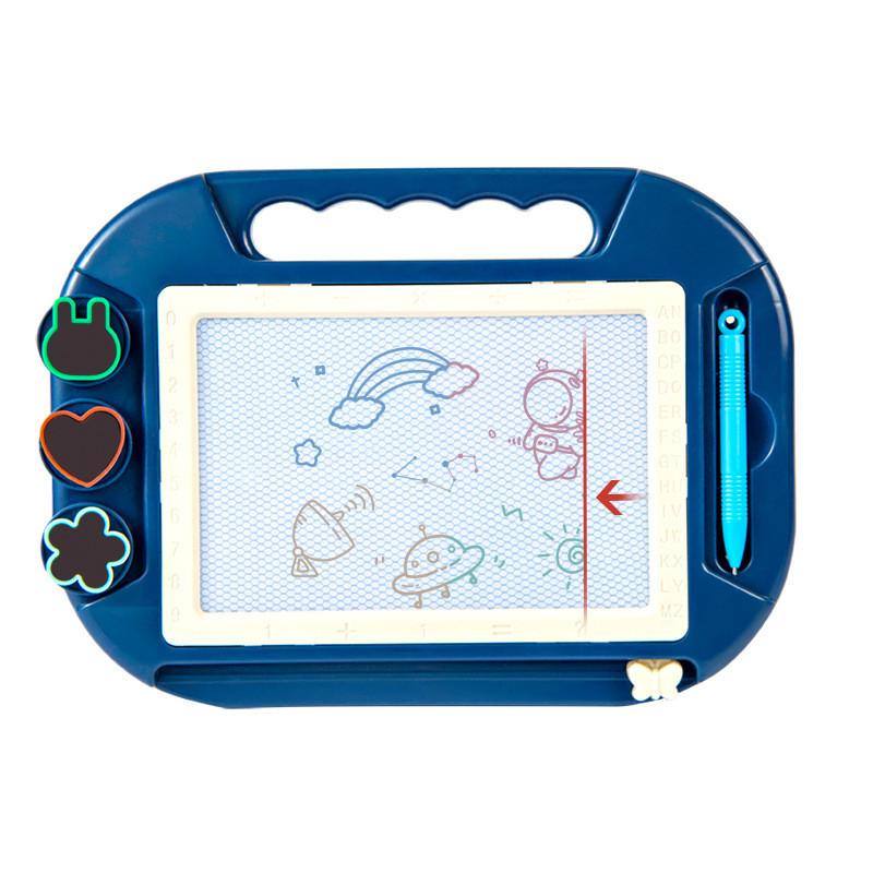 Writing Kids Magnetic Drawing Slate Magic Eraser Doodle Pad Color Sketch Board