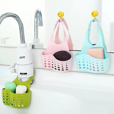 Sink & Faucet Hanging Storage Basket for Kitchen