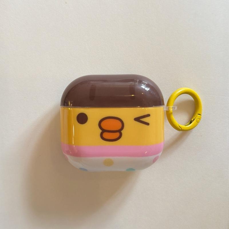 Yellow wink chick applies to Apple AirPods 1st generation protective case Pro1 Bluetooth headset case pro1 generation wireless