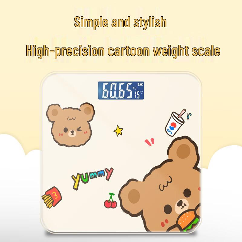 

BORO Cartoon USB Rechargeable Body Weight Scale