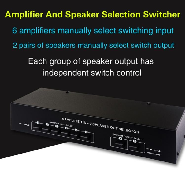 Easy  Signal Switching Converters 4Amplifiers in 2 Speaker Out Selector