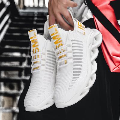 Summer Sneakers for Men Breathable Versatile Lightweight Running Shockproof Sports Shoes Thick Sole Walking Gym Men's Loafers