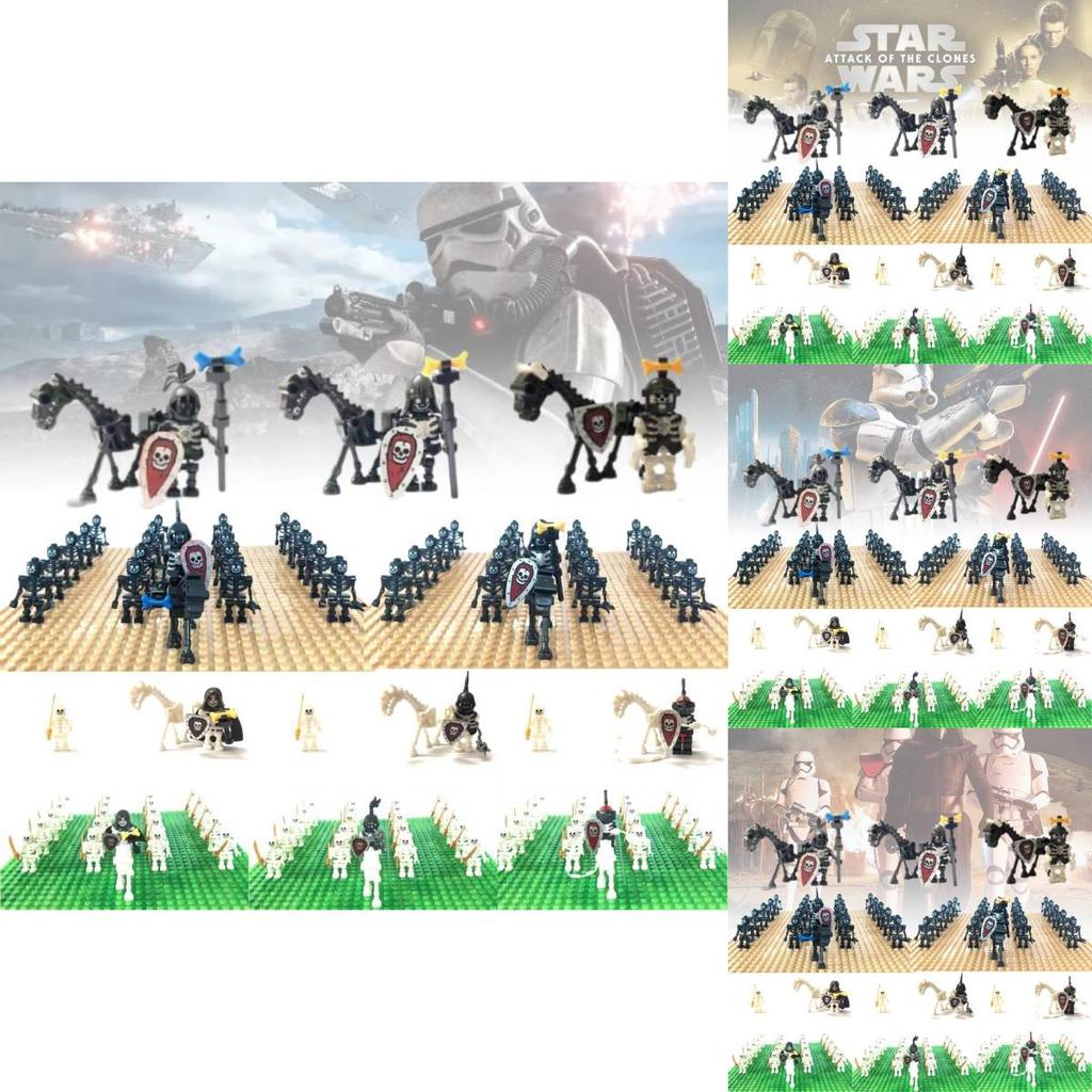 Miniatur Skelett Ritter Kompatible Bausteinfiguren Für Kinder Spielspaß