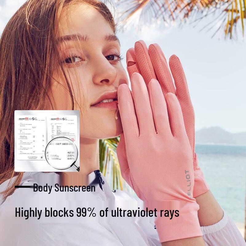 Pelliot Women s Outdoor Sun Protection Touchscreen Cycling Gloves M