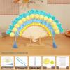 DIY Peking Opera Fan Kit: Chinese Handmade Pipe Cleaner & Creative Folding Fan for Kids