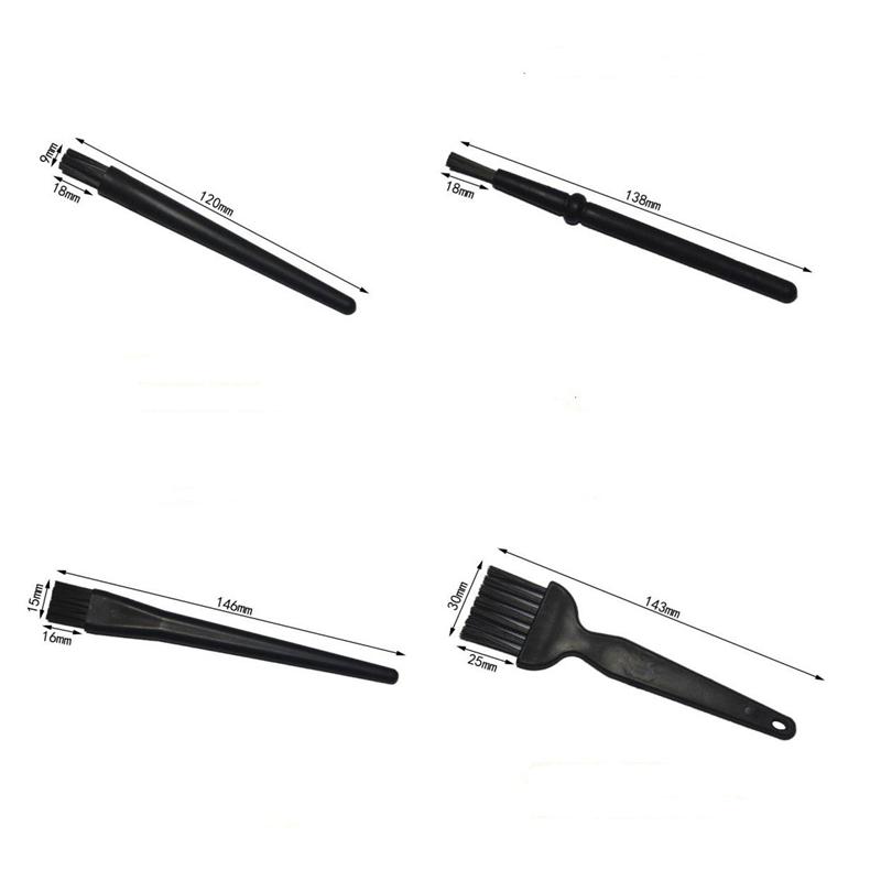 3/6/8 Pièces/lot Jeu de brosses métalliques Fils d'acier Fils cuivrés Nylon Rouille Nettoyer Outils de nettoyage Polissage Détail Brosse à rouille