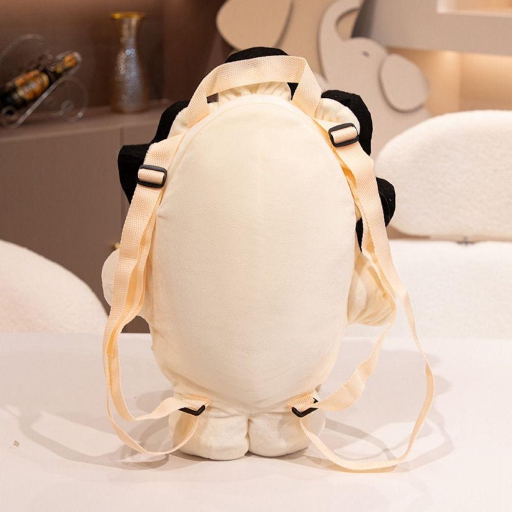 White Oyster Animals Oyster Bag Huggable Doll Oyster Shoulder Bag Plush Oyster Backpack  Students