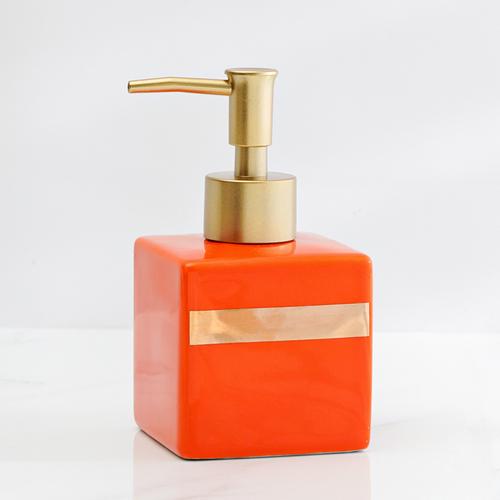 Bathroom Hand Sanitizer Soap Dispenser Gold Press Ceramic Lotion Bottle Hand Sanitizer Dispenser Bottle Bathroom Accessories