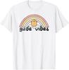 Gudetama Gude Vibes Good Vibes Rainbow T-Shirt