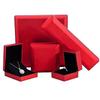 Jewel Packing Romantic Necklace Box Jewelry Box Ring Black Silver Jewelry Packaging Jewelry Chain Box Jewellery Box for Necklace