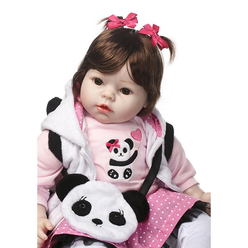 

Кукла для новорожденных, настоящие реалистичные силиконовые куклы Reborn, детские подарочные игрушки для маленьких девочек