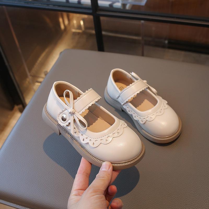 Girls' Slip-on Shoes with Anti-slip Properties, New Style Soft-soled Single Shoes