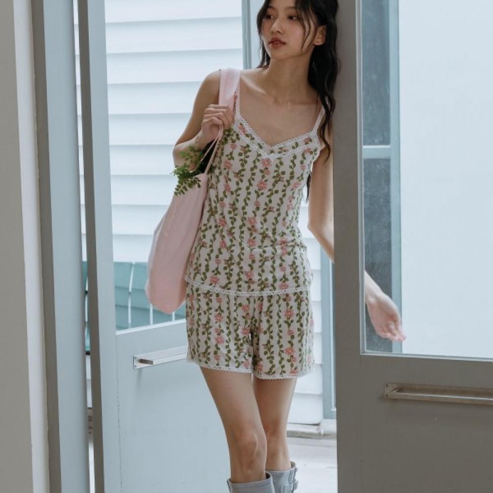 Frenchiel Модальные шорты с цветами персика Розовые Fwep831s S