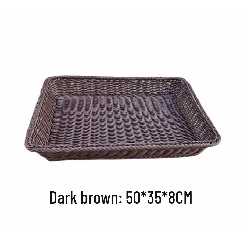 Hand-Woven Rattan Storage Basket