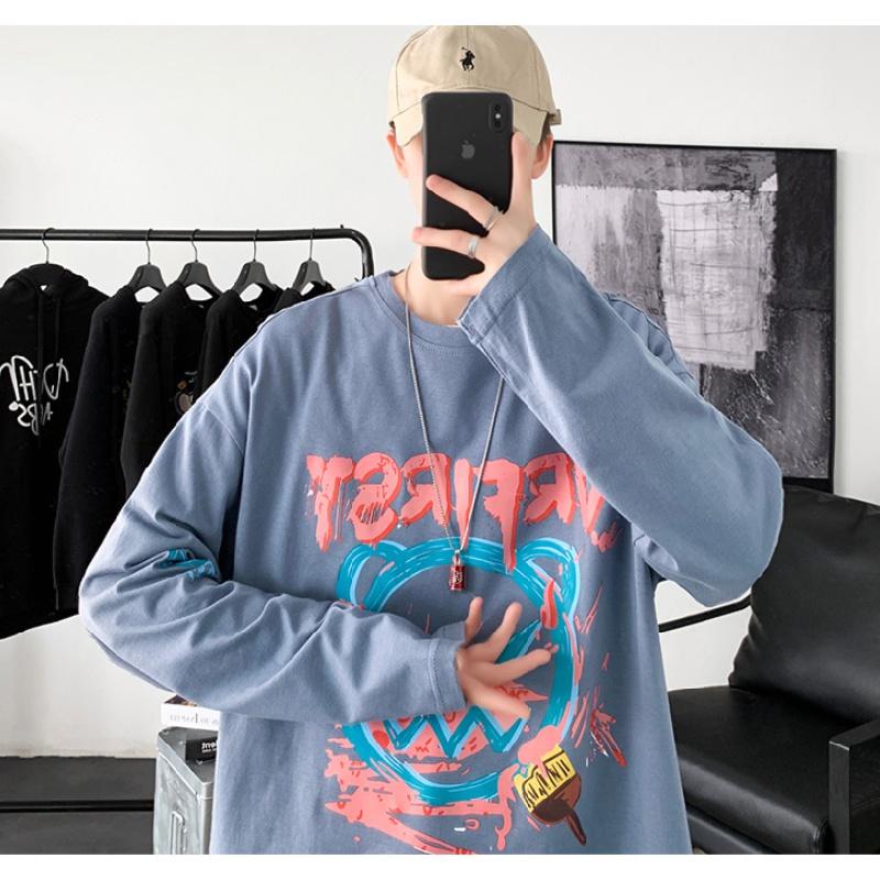 Tricouri pentru bărbați Tricouri cu literă Imprimare grafică Tricouri marca de modă pentru bărbați Îmbrăcăminte pentru bărbați Tricou casual Barbat Vară Coreeană Retro