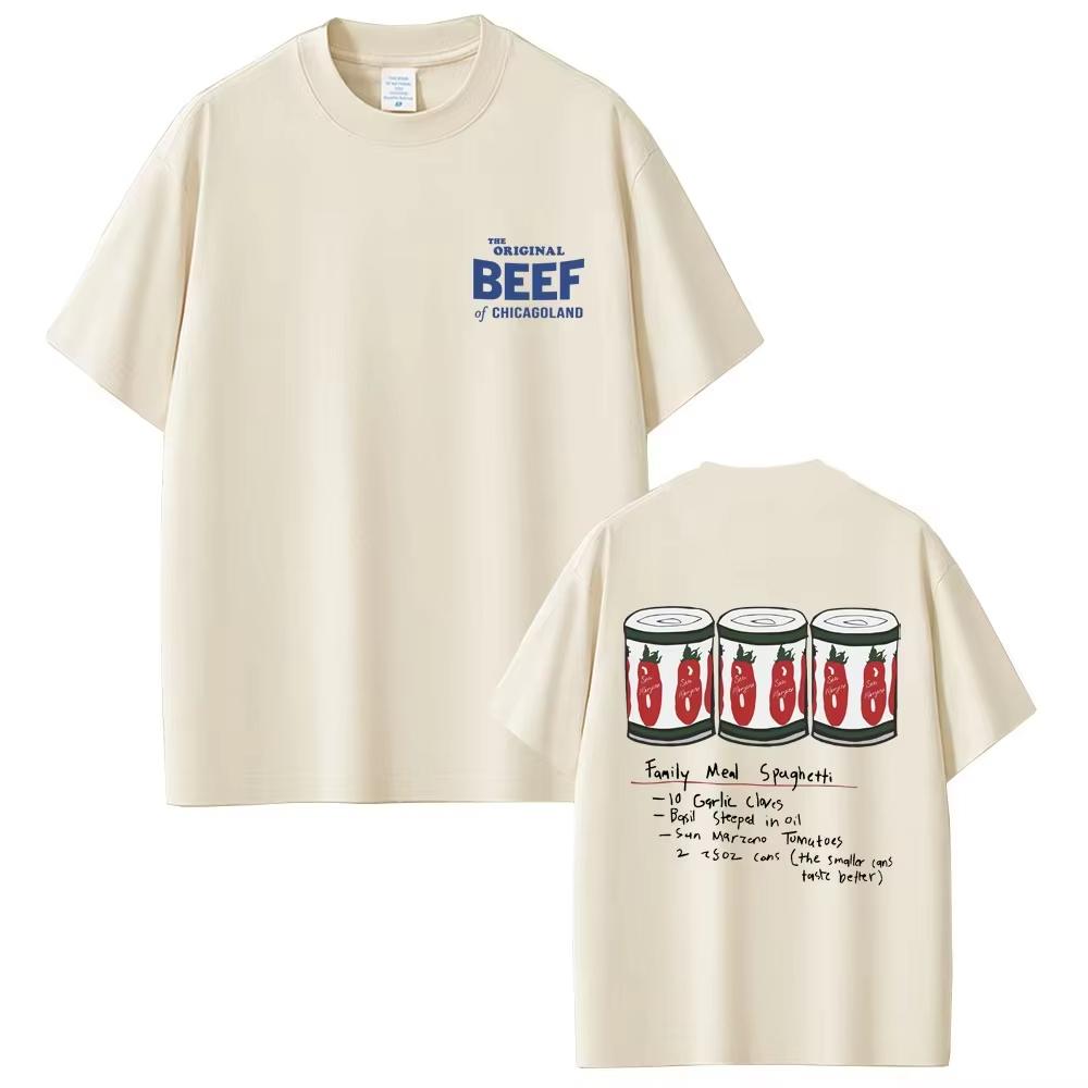 The Bear TV Show Tshirts The Original Beef of Chicagoland Funny Meme T Shirts 2026 Summer Men Women Casual Cotton Vintage Top S