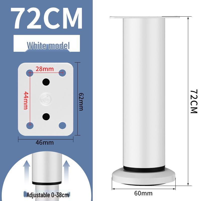 Adjustable Stainless Steel Legs for Sofa, TV Cabinet, Coffee Table, Bathroom Cabinet, and Bed.
