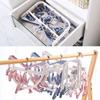8/32 Sock Clip Multifunctional Sock Drying Clip Cloth Hanger Household Sock Drying Clip 12 Sock Clip Foldable Sock Drying