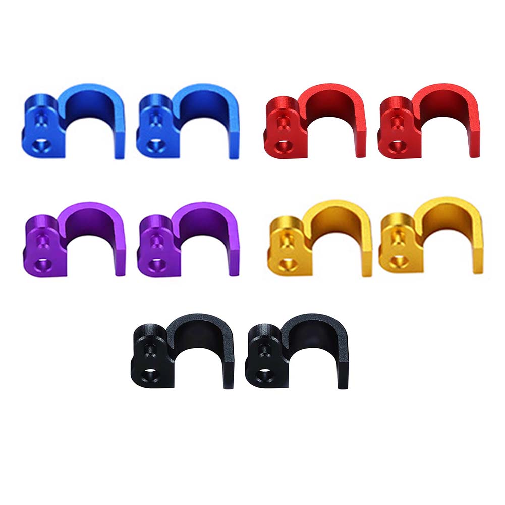 Rear Brake Hose Guide Clamp Holder for Motorcycle Oil Line with CNC Aluminum Material Offering Long Service Life