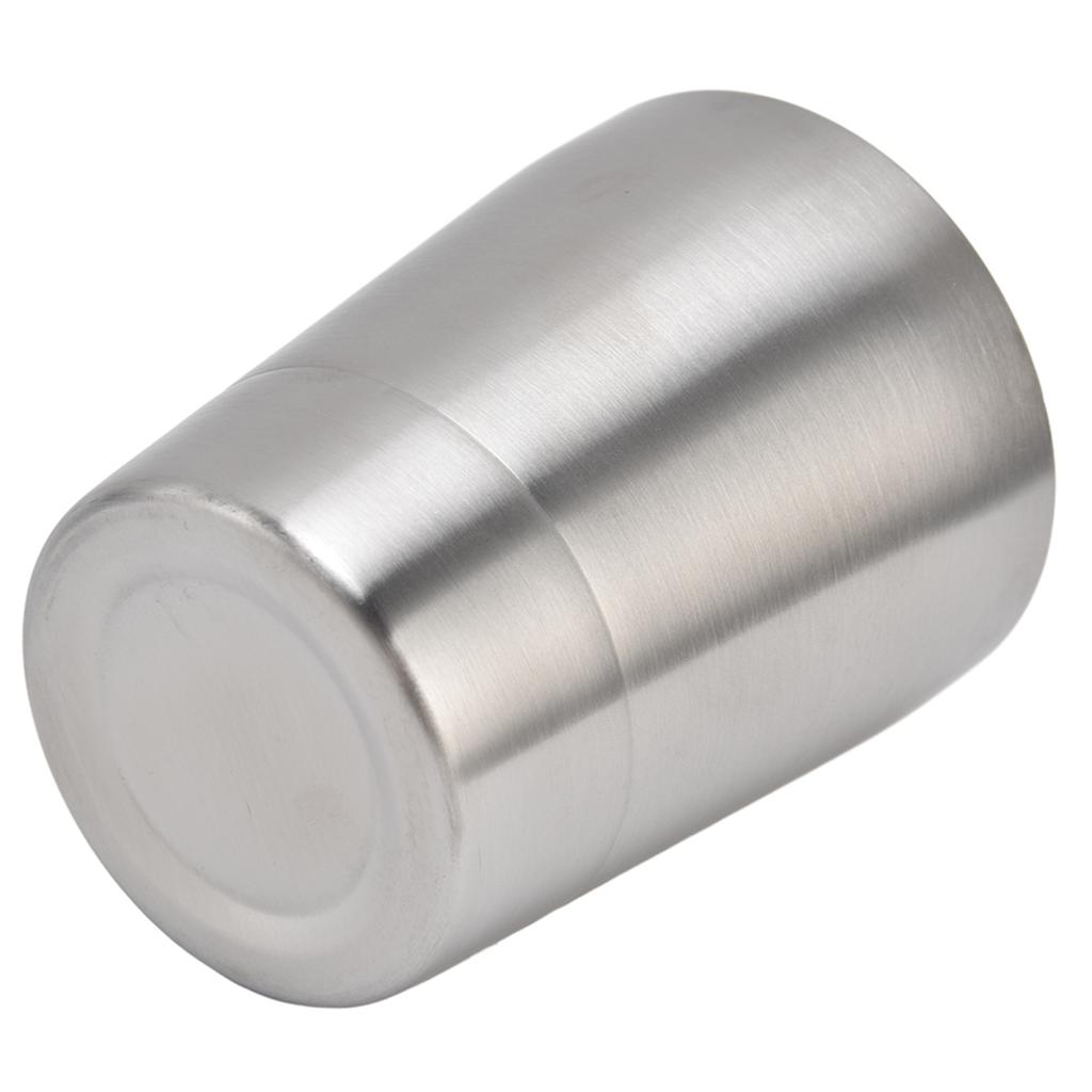 Beer Drinking Cup Double Walled 304 Stainless Steel Metal Beer Mug Cocktail Coffee Cup Anti Scald  Cup Heat Insulation Cup