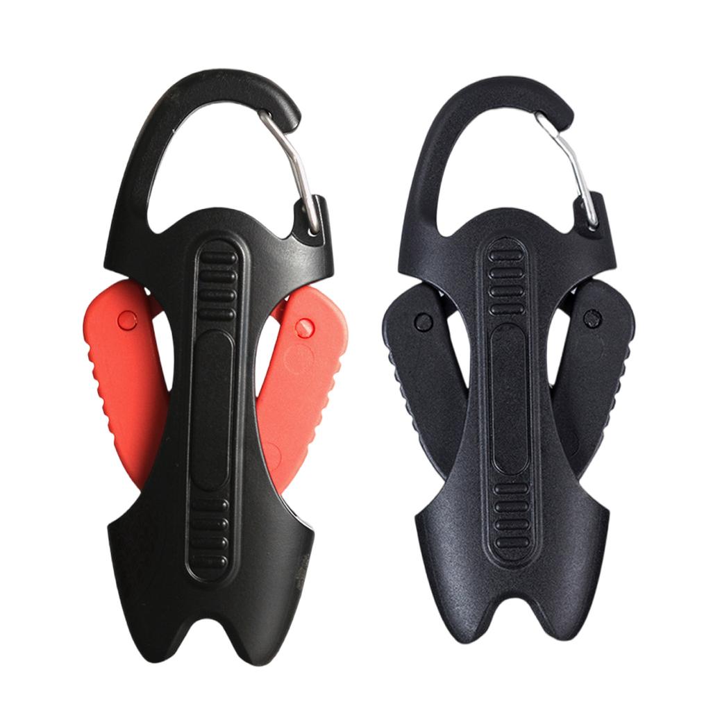 Line Cutter Rustproof Stainless Fishing Line Scissors Retractable Braided Fishing Line Trimmer with Buckles