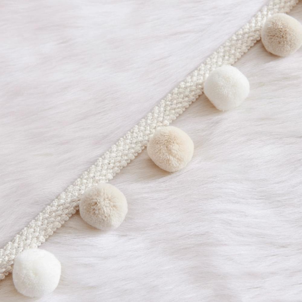 25M 3cm Ball Pom Pom Curtain Trim 5cm Width Pillow Decoration Pompom Tassel Tablecloth Edge DIY Craft Craft Ribbon