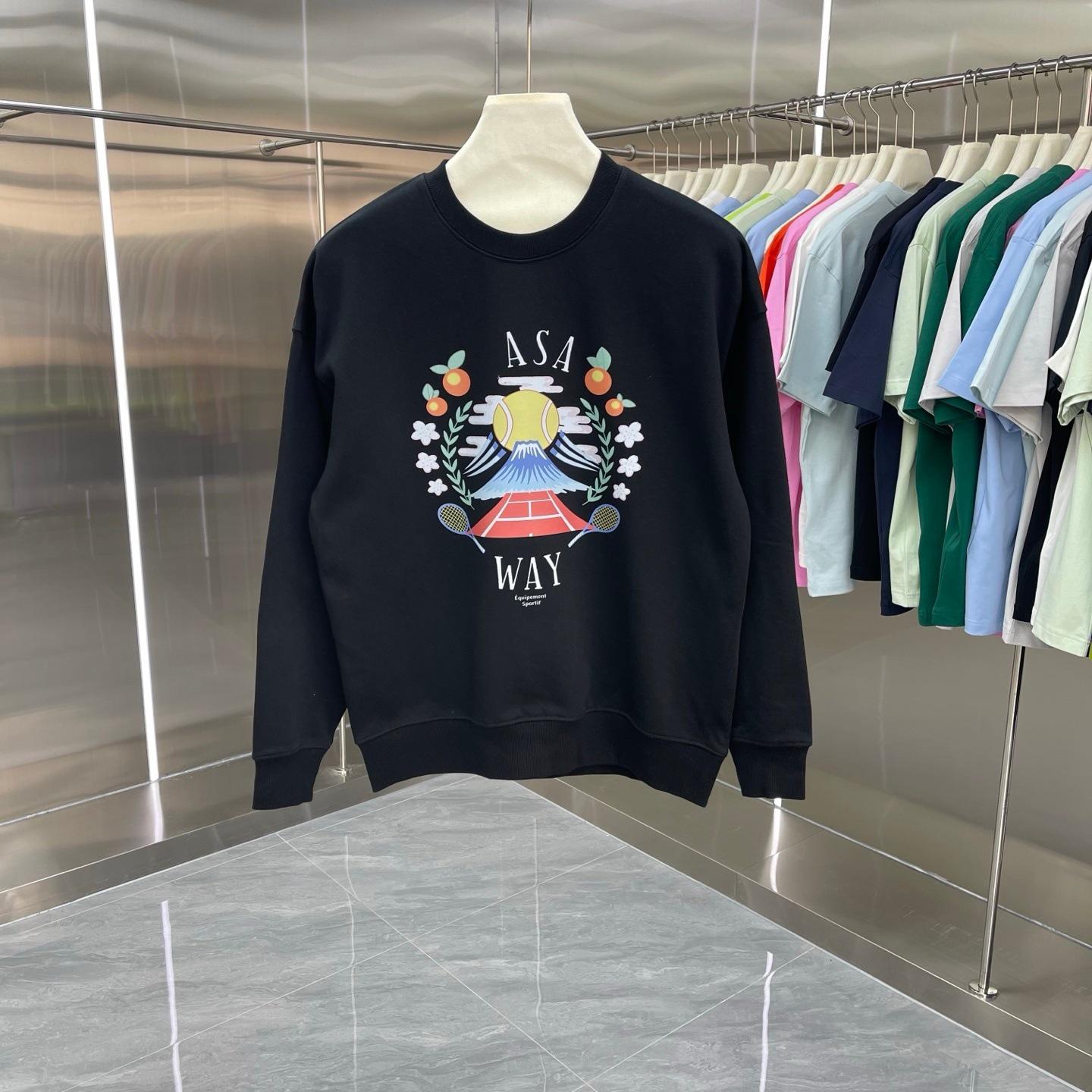 

Men’s Casual Round Neck Tennis Court Hoodie - Autumn/Winter Style XL чорний