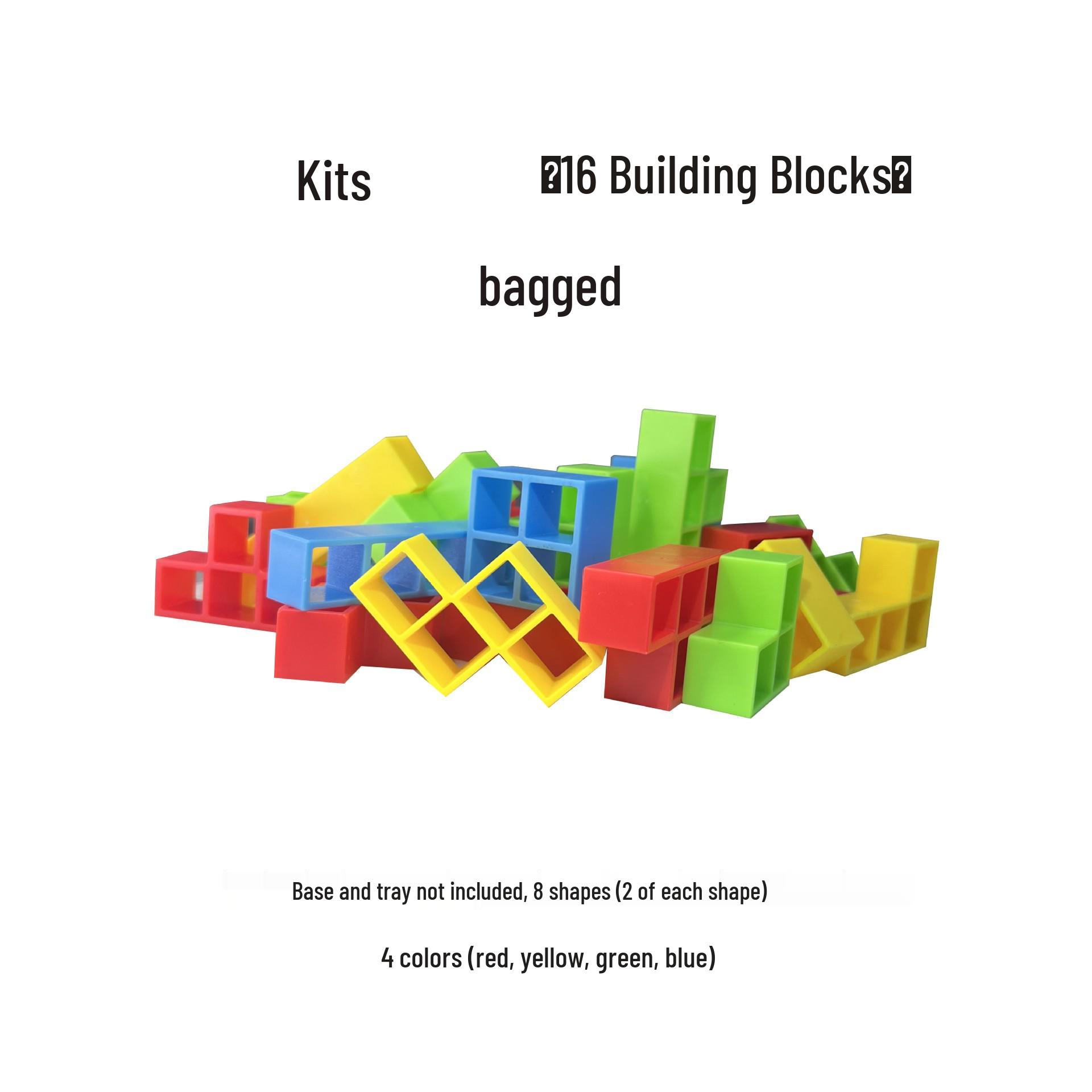 Interactive Parent-Child Balance Game: Rocking Stacking Russian Blocks Toy