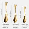 Food Grade Metal Dessert Spoon Unique Fish-Shaped Design Festive Holiday Buffets