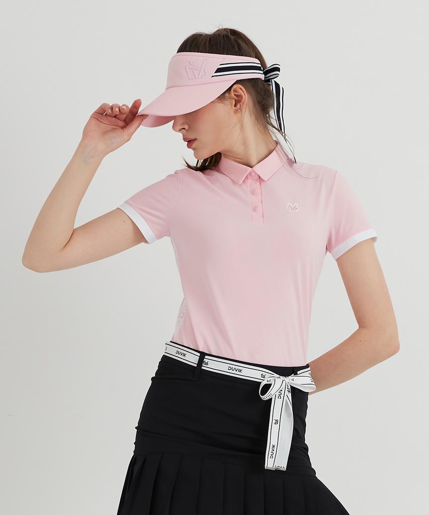 DUVIK Women'S Ribbon Tape Point Sun Visor Dc2Wap001Cr