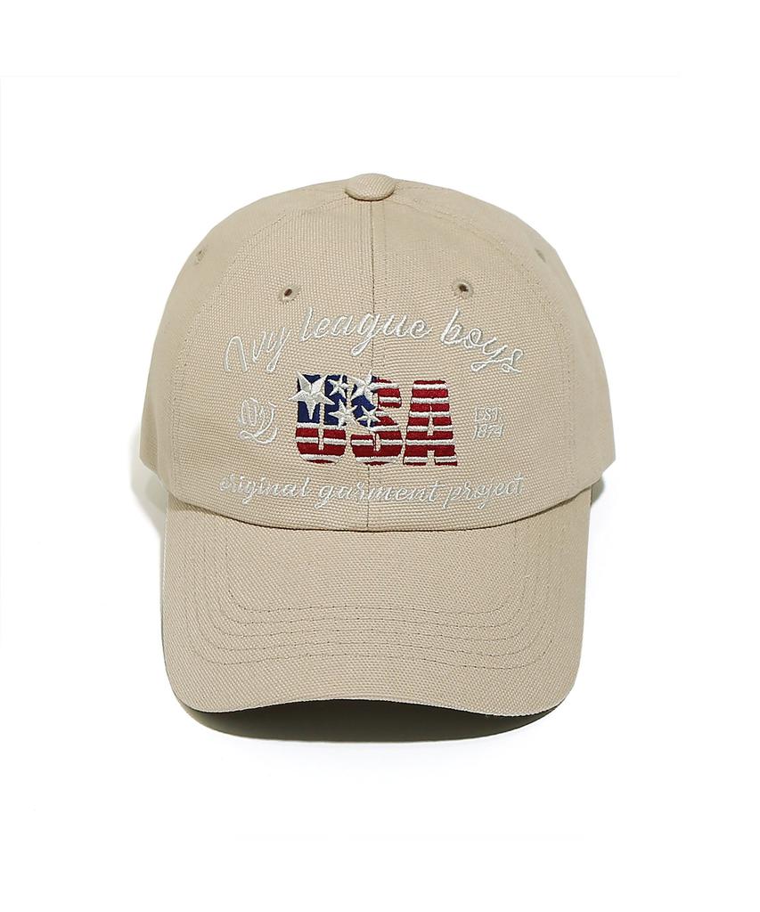 OGARP Ivyboy Lettering B.B Cap Ivory
