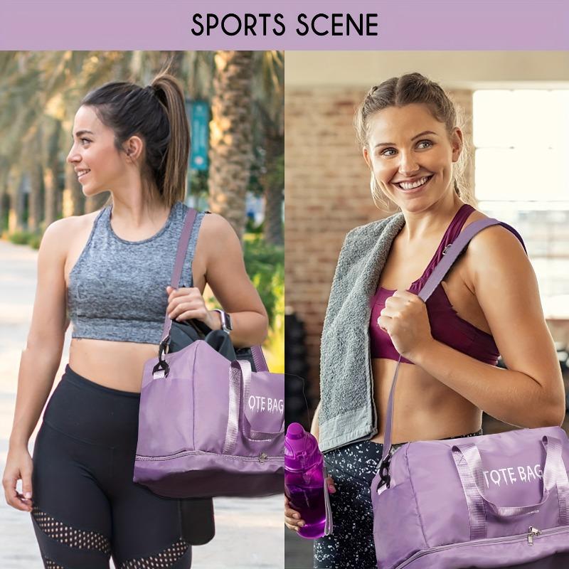 Large-Capacity Travel Bag - Lightweight Nylon, Dry/Wet Separation, Perfect for Sports, Vacations & Short-Distance Business Trips, Luggage for Travel