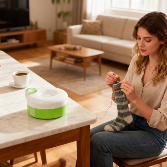 Rotating Magnetic Sewing Kit 360-Degree Rotatable Magnetic Sewing Box Multi-Layered Kit for Home Organizer Portable Sewing
